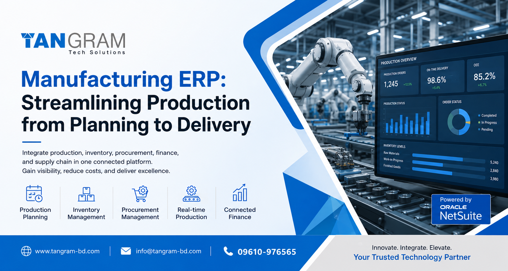 Manufacturing ERP in Bangladesh: Streamlining Production from Planning to Delivery