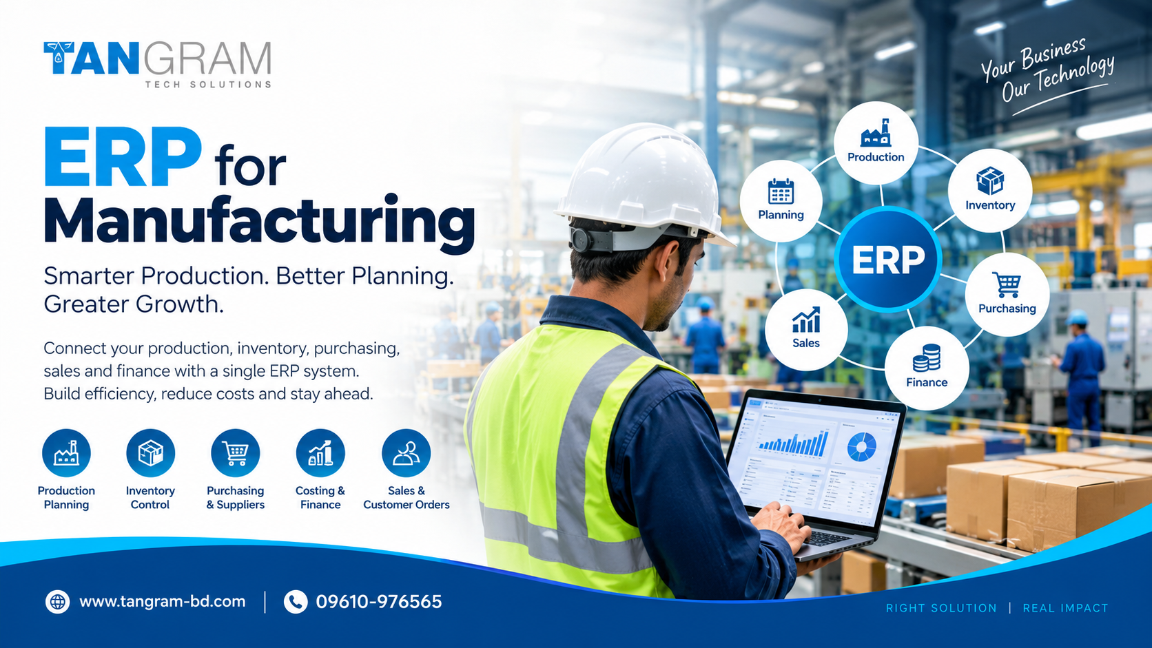 ERP for Manufacturing: How to Improve Production and Planning